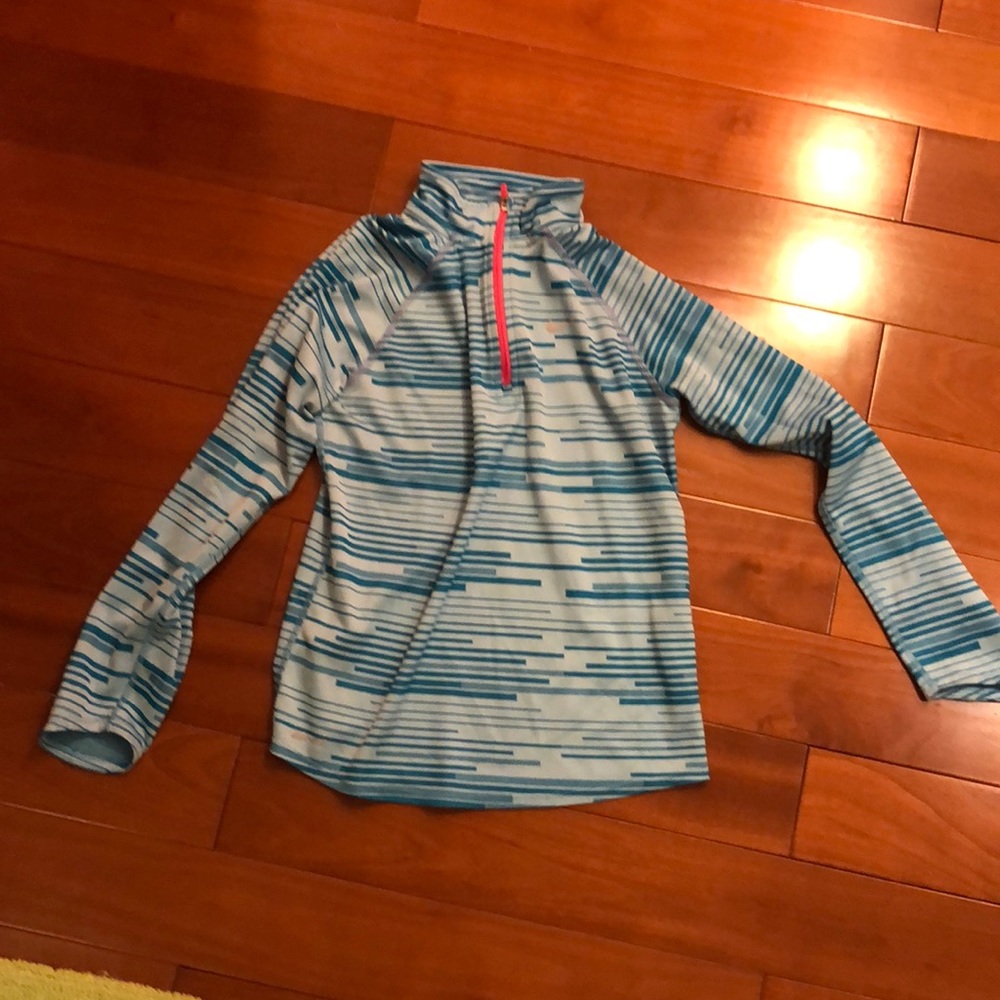 Nike Kids Dri-Fit Blue Long Sleeve